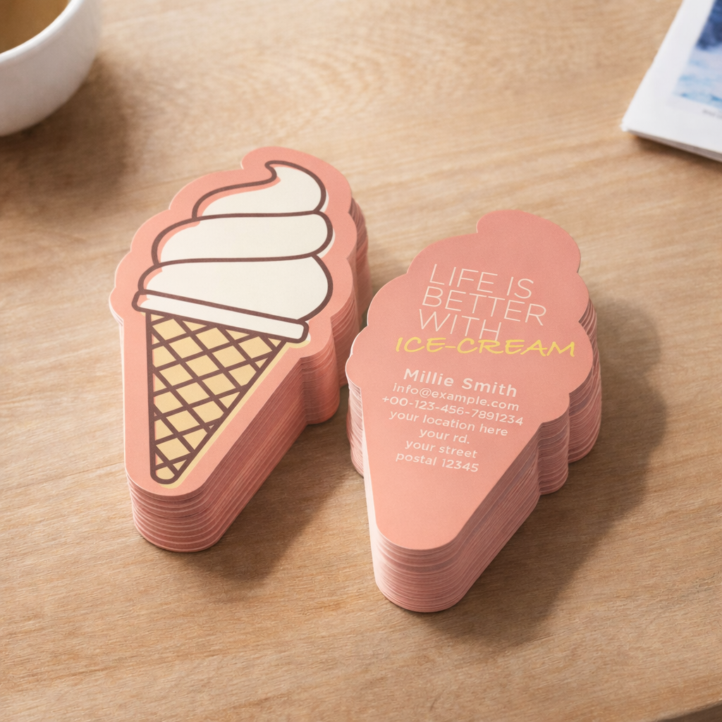 Custom Shape Business Cards