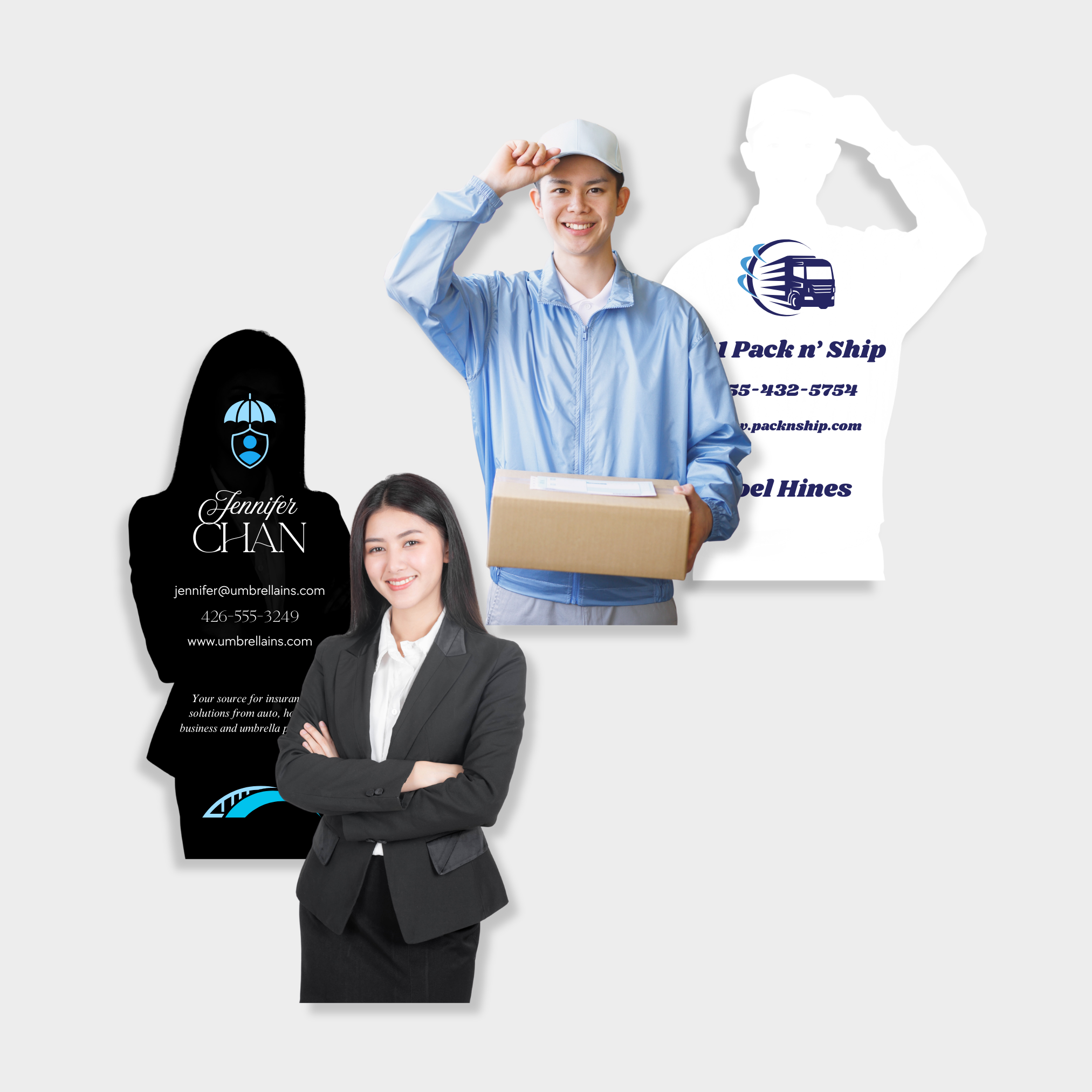 Silhouette Business Cards