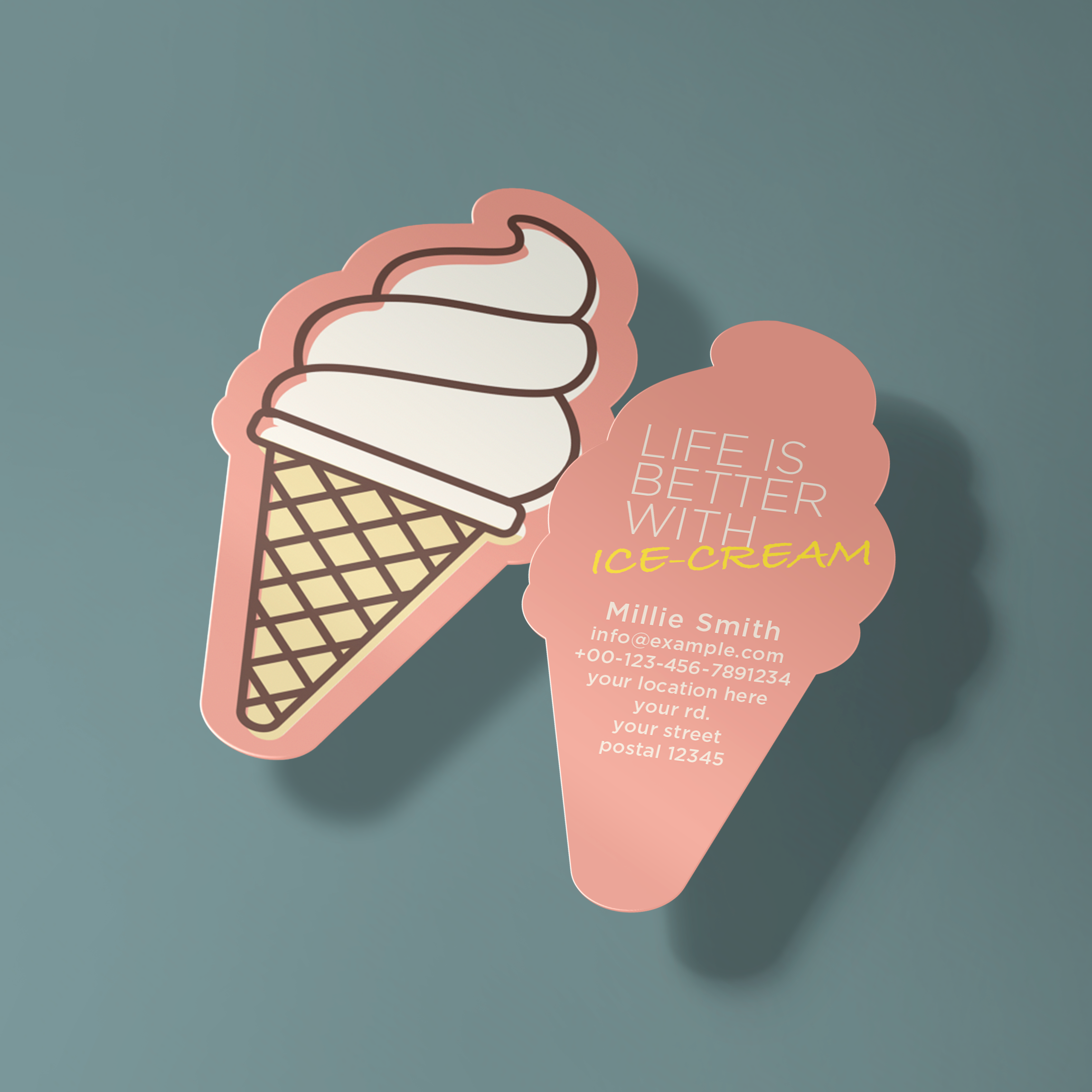 Custom Shape Business Cards